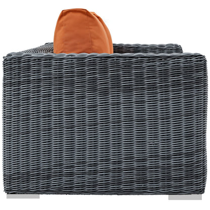 Summon Outdoor Patio Sunbrella¨ Loveseat by Modway