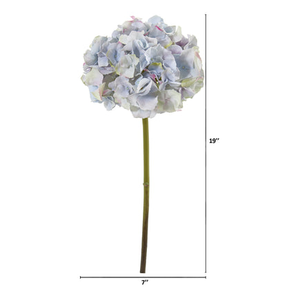19" Hydrangea Artificial Flower (Set of 6)