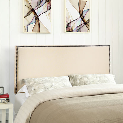 Region Nailhead Upholstered Queen Headboard by Modway