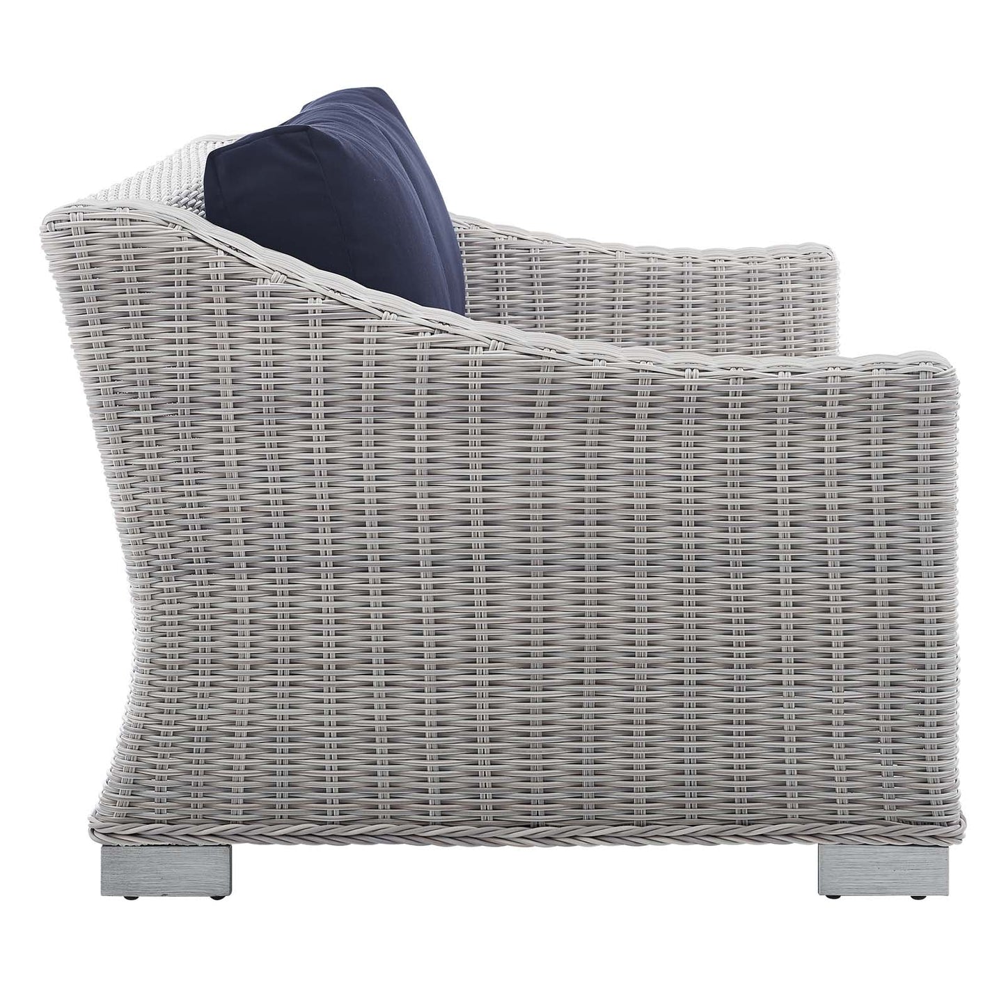 Conway 4-Piece Sunbrella¨ Outdoor Patio Wicker Rattan Furniture Set by Modway