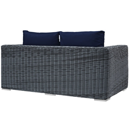 Summon Outdoor Patio Sunbrella¨ Loveseat by Modway