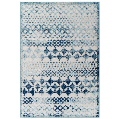 Reflect Giada Abstract Diamond Moroccan Trellis 8x10 Indoor/Outdoor Area Rug by Modway