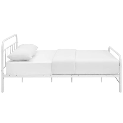 Maisie Stainless Steel Queen Bed Frame by Modway
