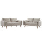 Revive Upholstered Fabric Sofa and Loveseat Set by Modway