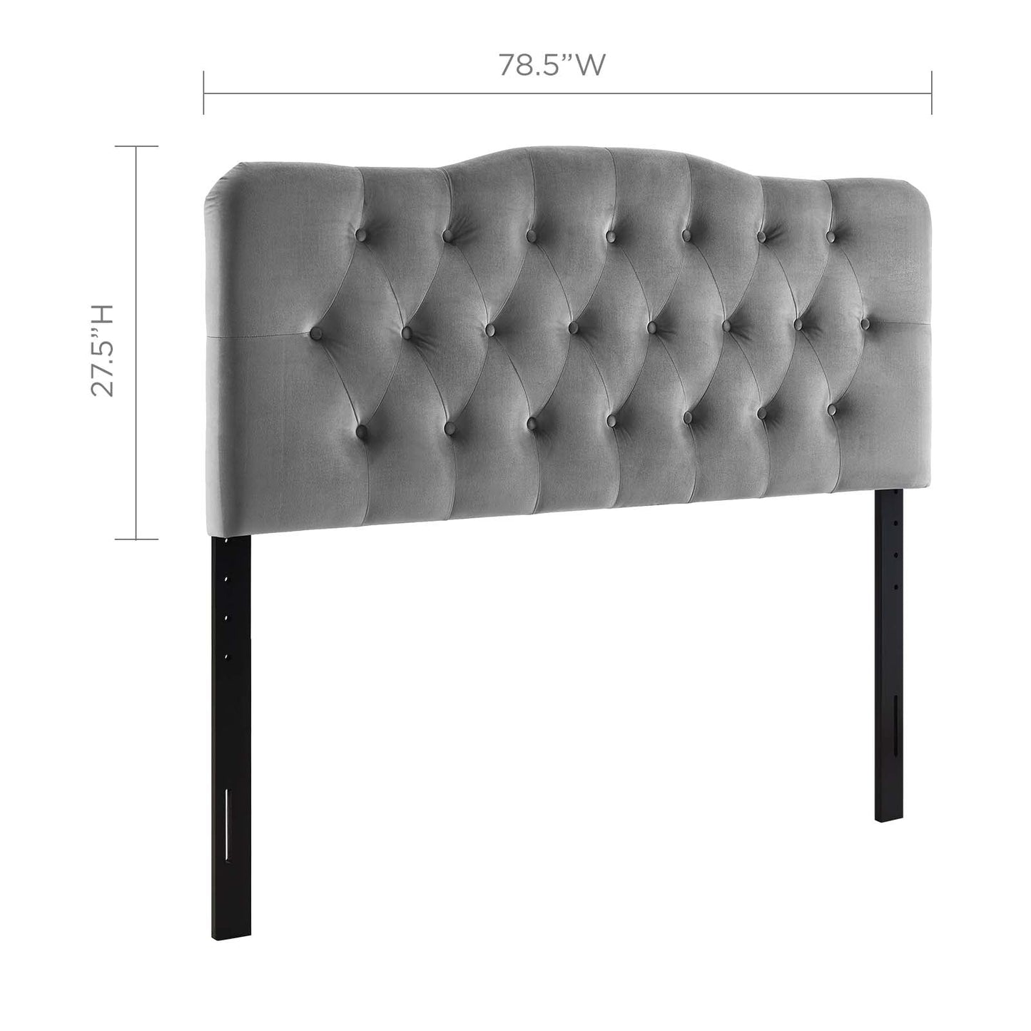 Annabel Diamond Tufted Performance Velvet King Headboard by Modway