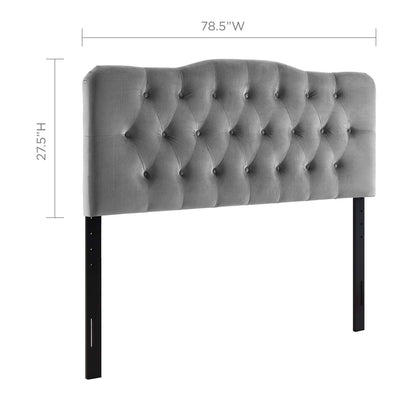 Annabel Diamond Tufted Performance Velvet King Headboard by Modway