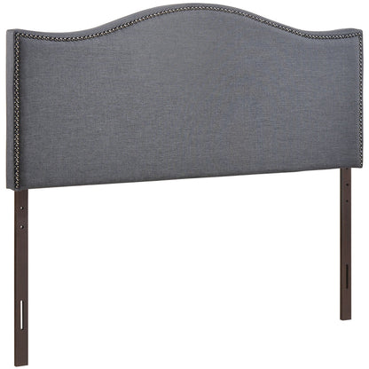 Curl Nailhead Upholstered Queen Headboard by Modway