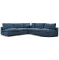 Commix 5-Piece Down Filled Overstuffed Armless Sectional Sofa by Modway