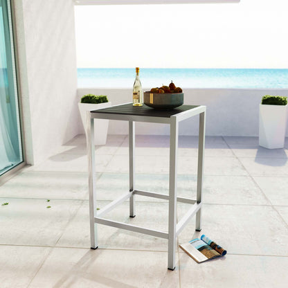 Shore Outdoor Patio Aluminum Bar Table by Modway
