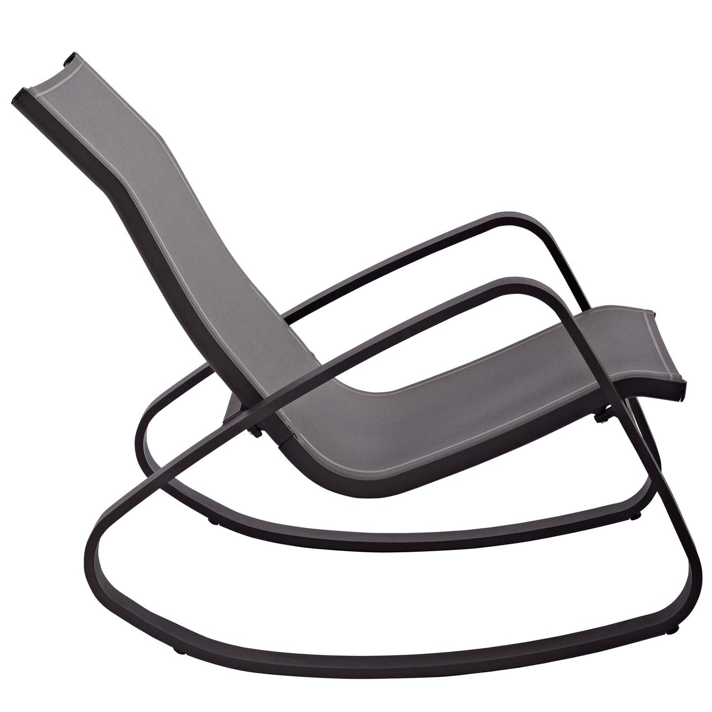 Traveler Rocking Outdoor Patio Mesh Sling Lounge Chair by Modway