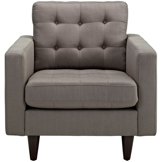Empress Upholstered Fabric Armchair by Modway