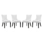 Marquis Faux Leather Dining Chair Set of 4 by Modway