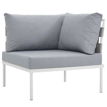 Harmony 10 Piece Outdoor Patio Aluminum Sectional Sofa Set by Modway