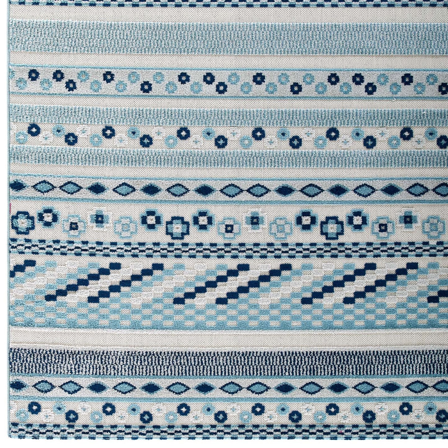 Reflect Cadhla Vintage Abstract Geometric Lattice 5x8 Indoor and Outdoor Area Rug by Modway