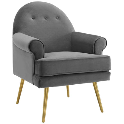 Revive Performance Velvet Armchair Set of 2 by Modway