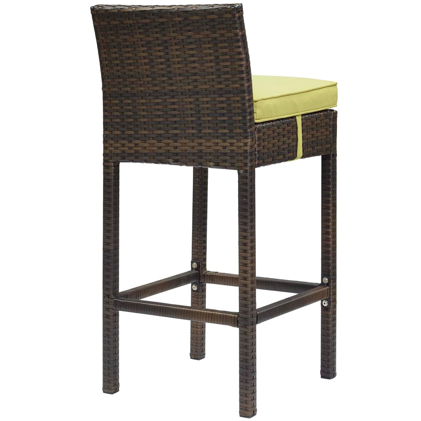 Conduit Outdoor Patio Wicker Rattan Bar Stool Set of 4 by Modway