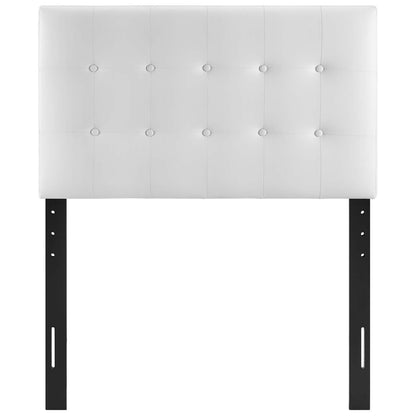 Emily Upholstered Vinyl Twin Headboard by Modway