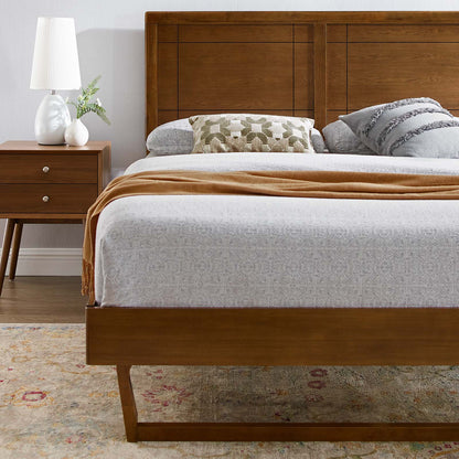 Marlee Wood Full Platform Bed With Angular Frame by Modway