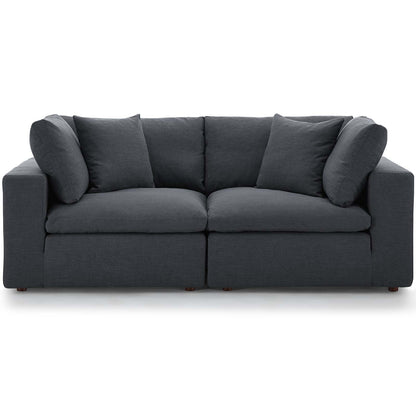 Commix 2 Piece Down Filled Overstuffed Sectional Sofa Set by Modway