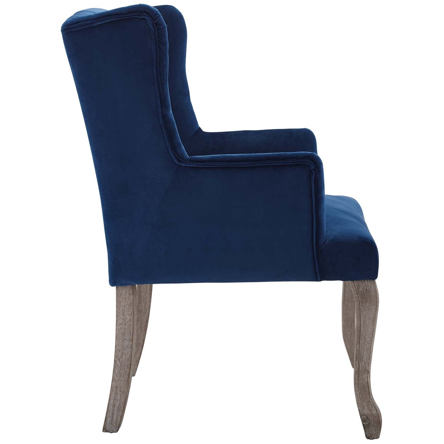 Realm Performance Velvet Armchair Set of 2 by Modway