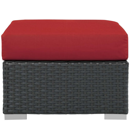 Sojourn Outdoor Patio Sunbrella¨ Ottoman by Modway