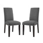 Parcel Fabric Dining Side Chair Set of 2 by Modway