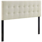 Emily Upholstered Fabric Queen Headboard by Modway