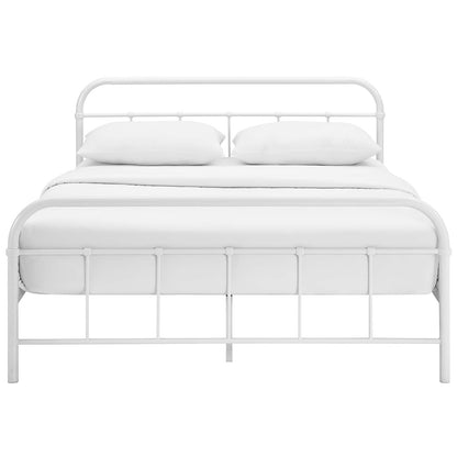 Maisie Stainless Steel Queen Bed Frame by Modway