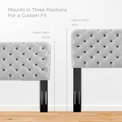 Lizzy Tufted Performance Velvet Full/QueenHeadboard by Modway