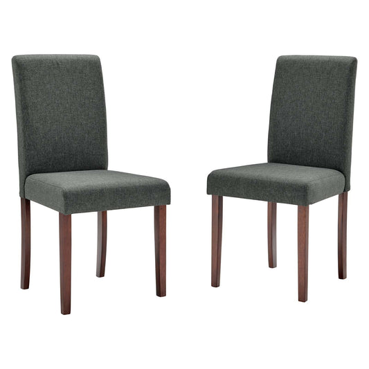 Prosper Upholstered Fabric Dining Side Chair Set of 2 by Modway
