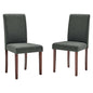 Prosper Upholstered Fabric Dining Side Chair Set of 2 by Modway