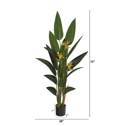 6' Bird of Paradise Artificial Plant