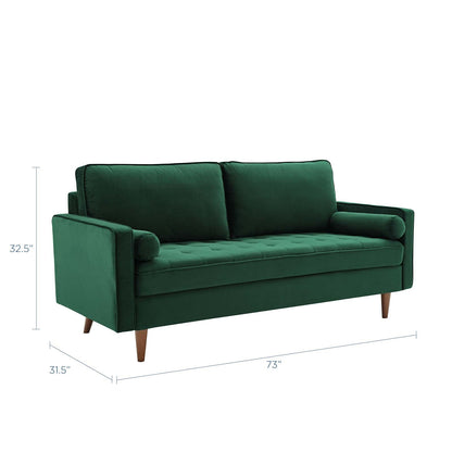 Valour Performance Velvet Sofa by Modway