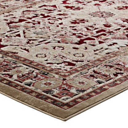 Grania Ornate Vintage Floral Turkish 8x10 Area Rug by Modway
