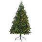 5' Grand Teton Spruce Flat Back Artificial Christmas Tree