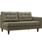 Empress Right-Facing Upholstered Fabric Loveseat by Modway