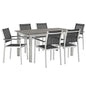 Shore 7 Piece Outdoor Patio Aluminum Dining Set by Modway