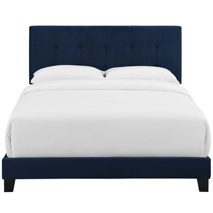 Amira Performance Velvet Queen Bed by Modway