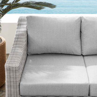 Conway Sunbrella¨ Outdoor Patio Wicker Rattan Loveseat by Modway