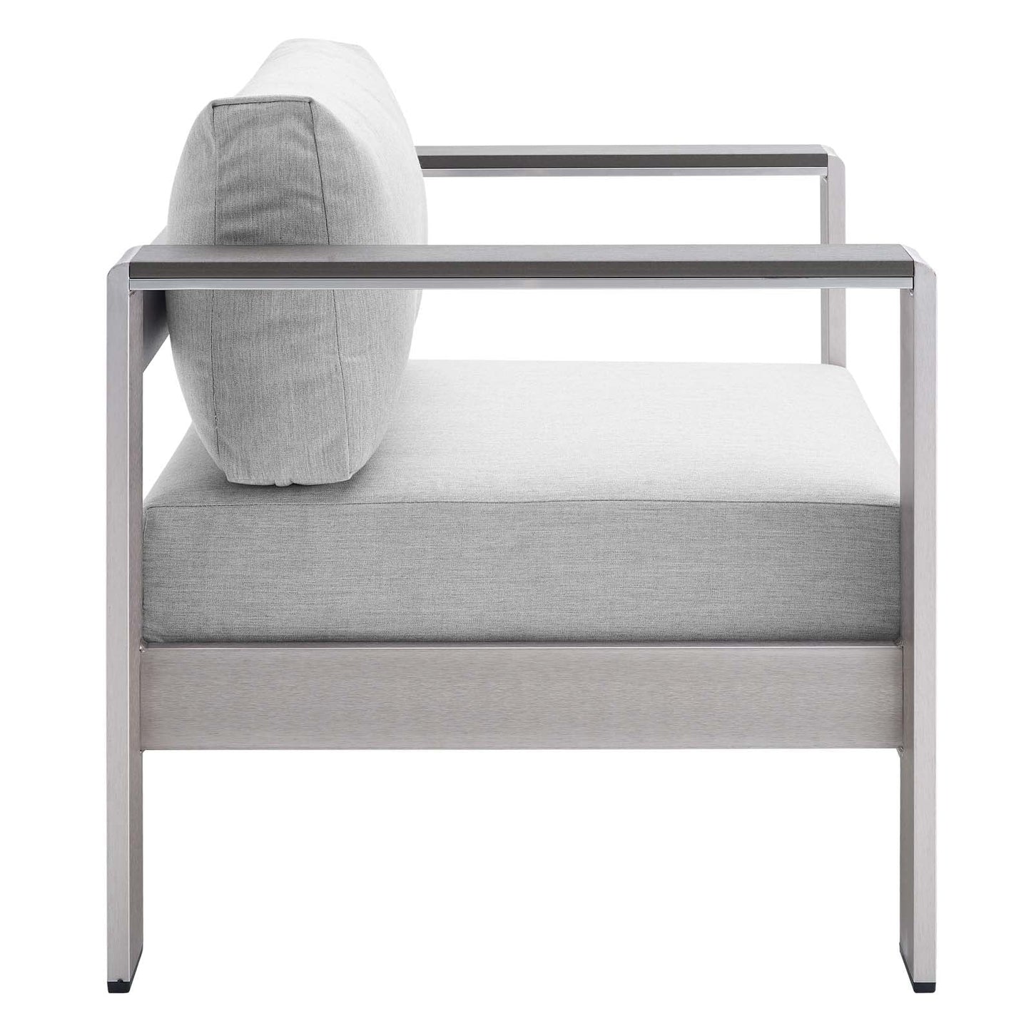 Shore Sunbrella¨ Fabric Aluminum Outdoor Patio Armchair by Modway