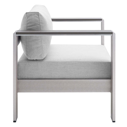 Shore Sunbrella¨ Fabric Aluminum Outdoor Patio Armchair by Modway