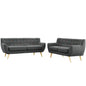 Remark 2 Piece Living Room Set by Modway
