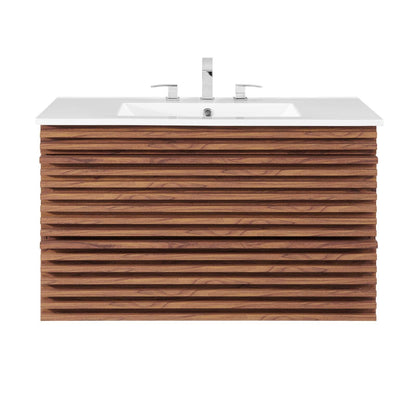 Render 36" Wall-Mount Bathroom Vanity by Modway