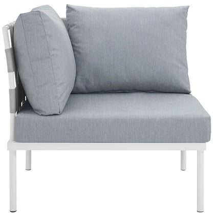 Harmony Outdoor Patio Aluminum Corner Sofa by Modway