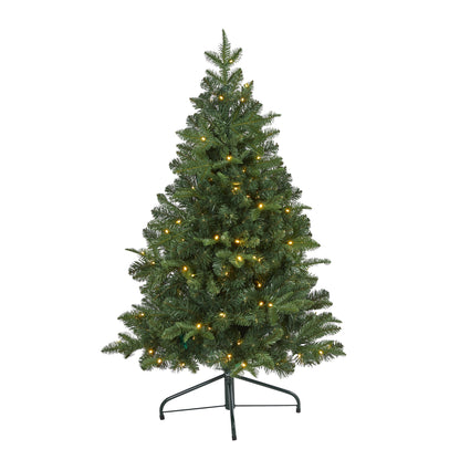 4' Grand Teton Spruce Flat Back Artificial Christmas Tree