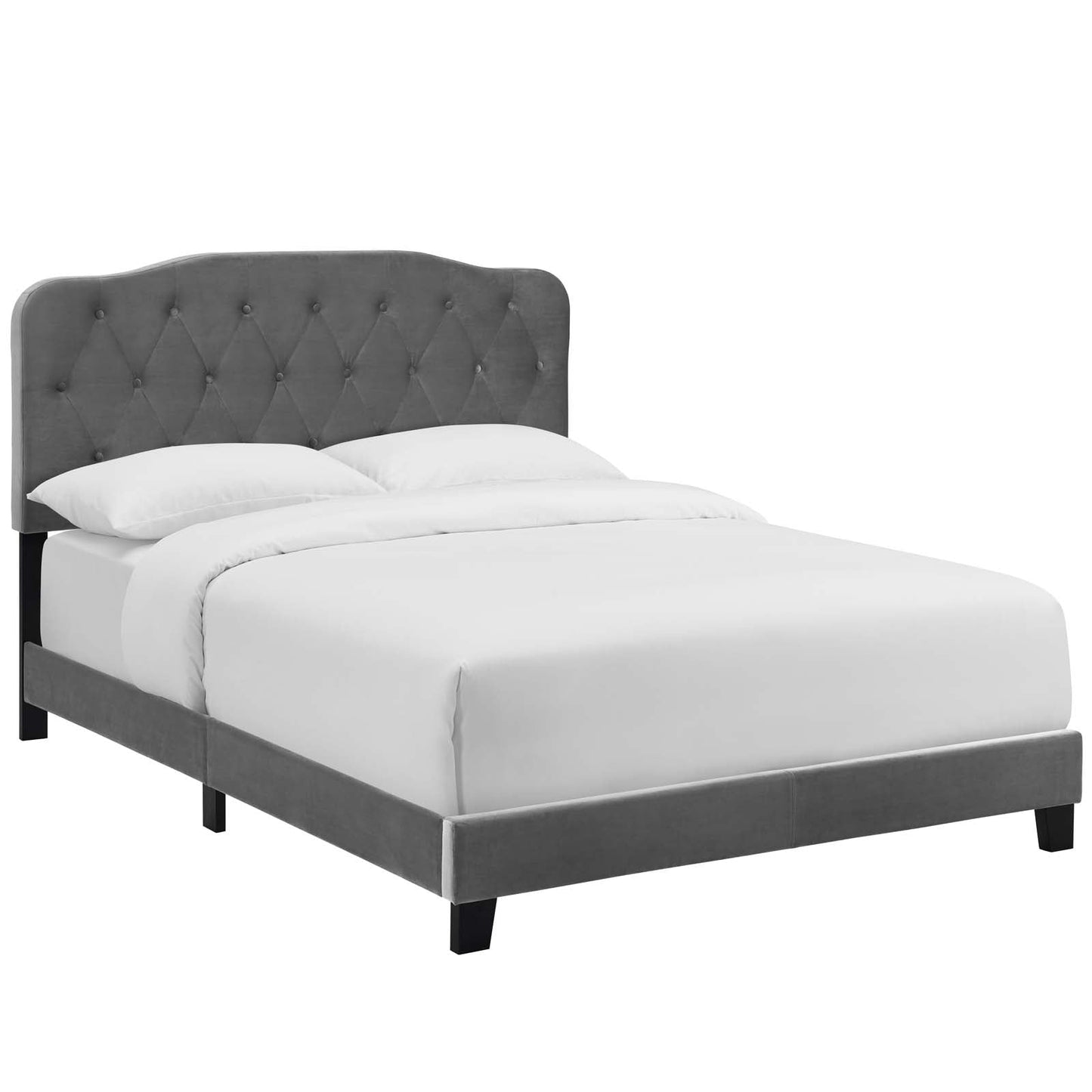 Amelia Performance Velvet Queen Bed by Modway