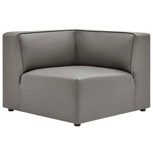Mingle Vegan Leather Corner Chair by Modway