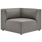 Mingle Vegan Leather Corner Chair by Modway