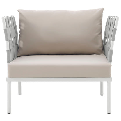 Harmony Outdoor Patio Aluminum Armchair by Modway