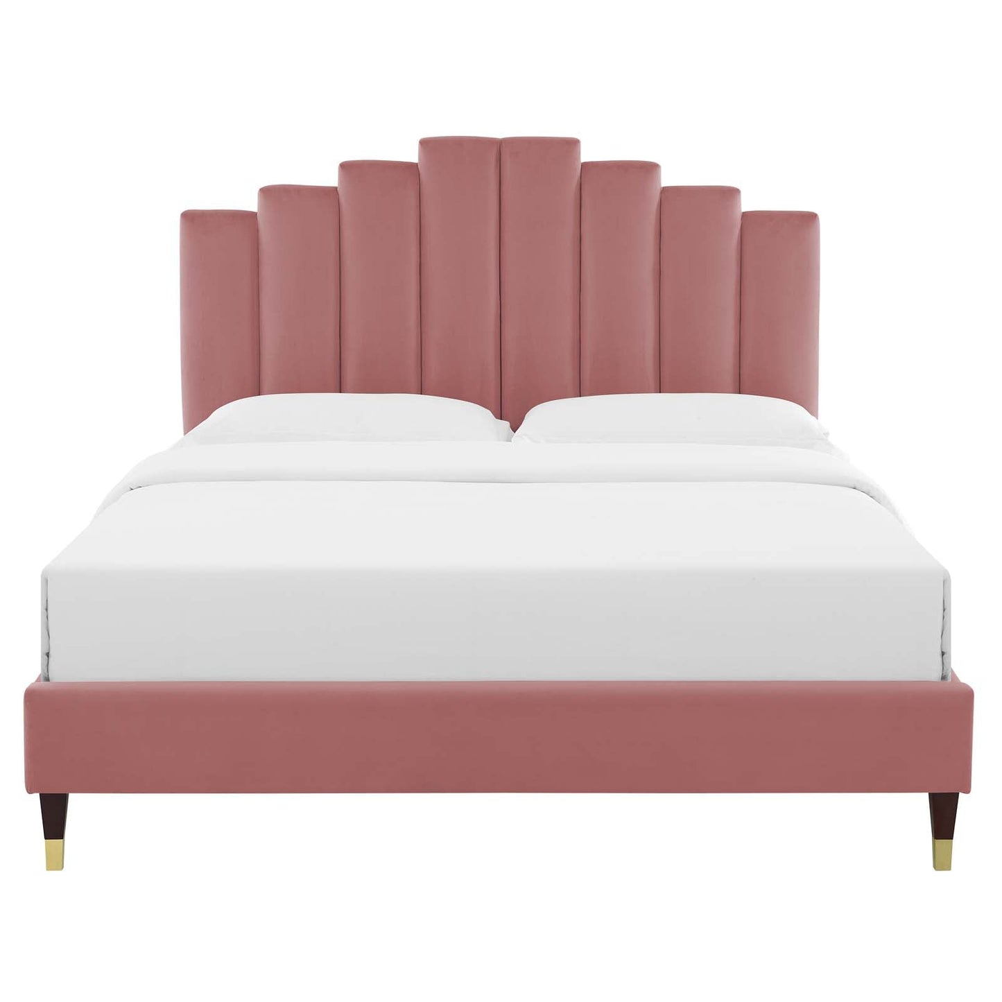 Elise Performance Velvet King Platform Bed by Modway